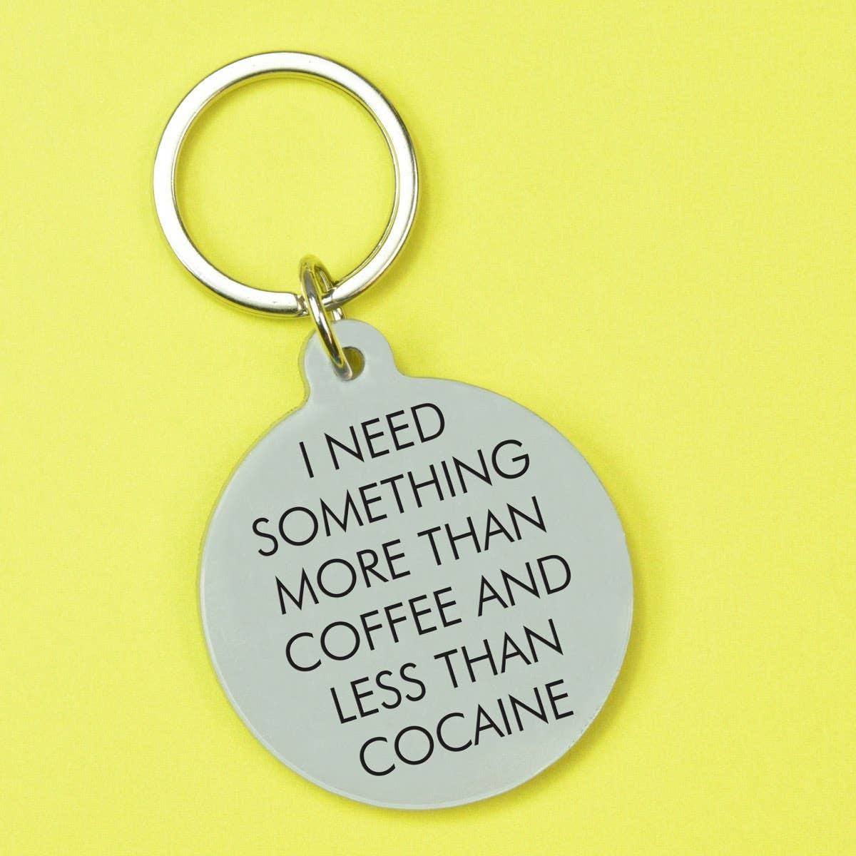 More Than Coffee Keychain