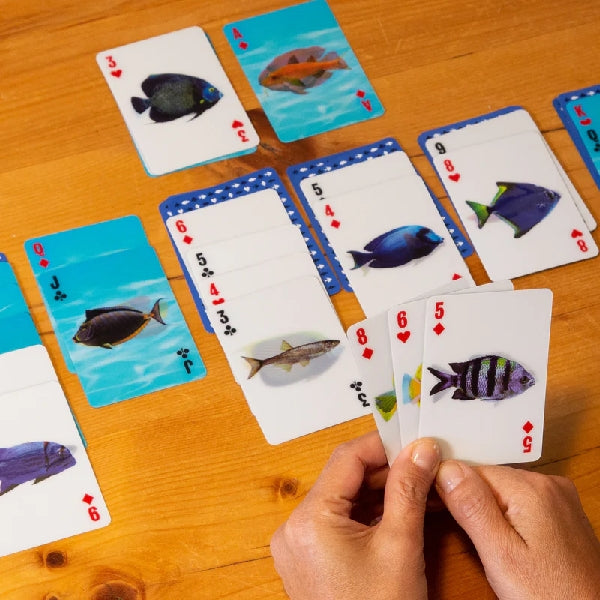 3-D Fish Playing Cards
