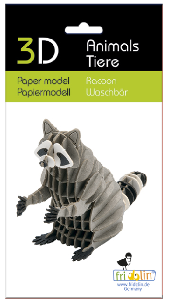 Raccoon 3D Paper Model