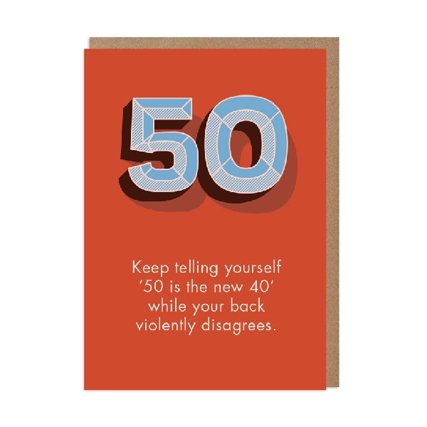 50 Age Birthday Card