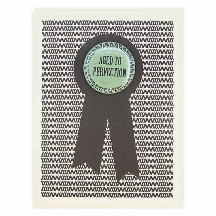 Aged To Perfection Birthday Card
