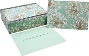 Allium Blossoms Blank Notecards