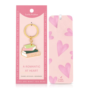 Romantic At Heart Bookmark Keychain