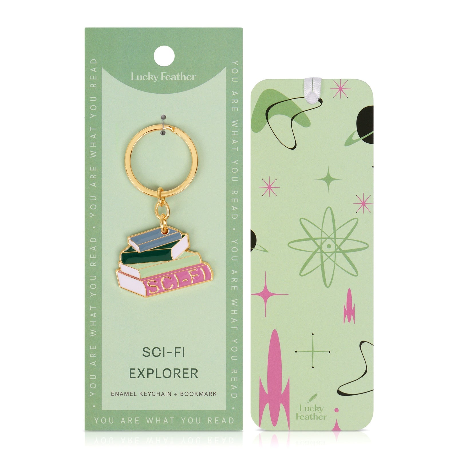 Sci-Fi Explorer Bookmark Keychain