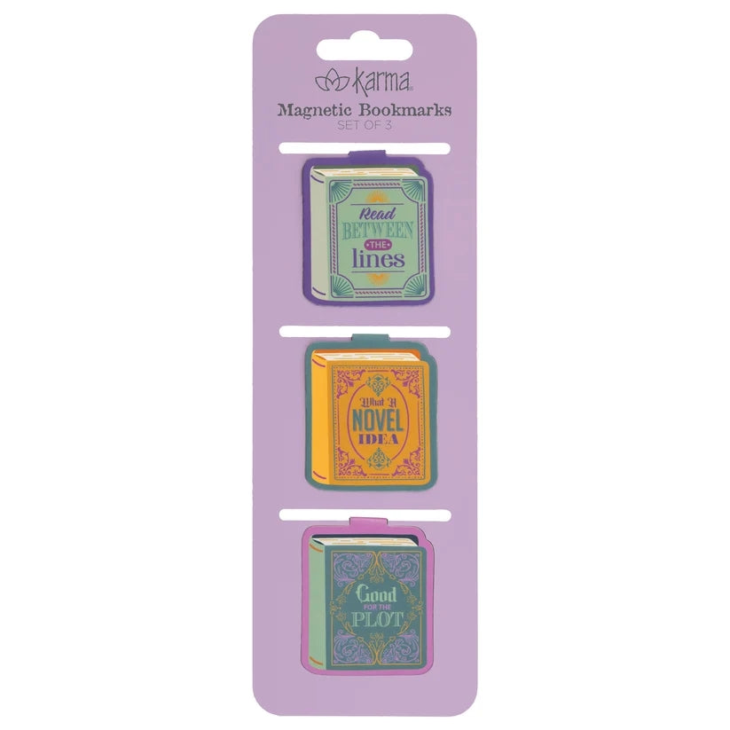 Books Magnetic Bookmark Set