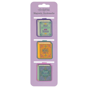 Books Magnetic Bookmark Set