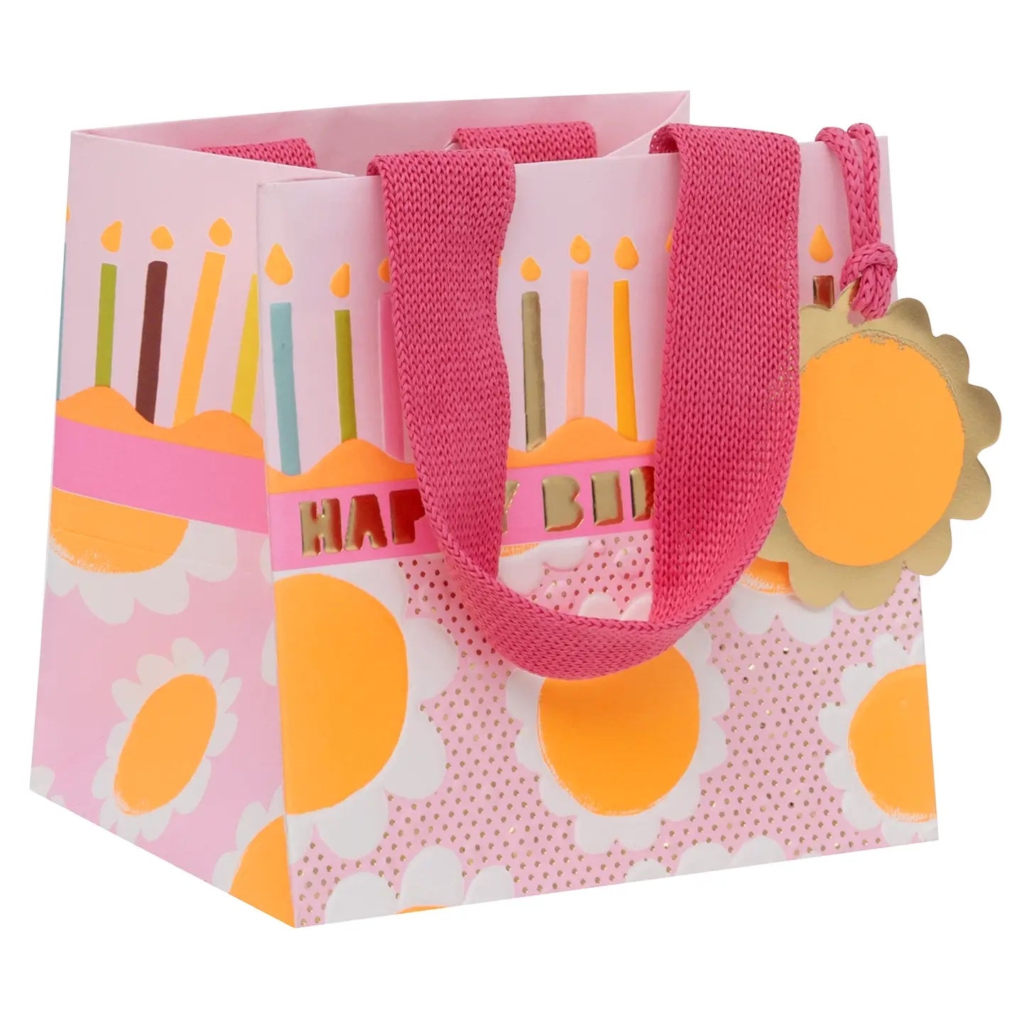 Short Dazzling Daisies Gift Bag