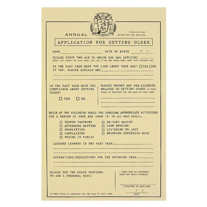 Application For Retirement Card