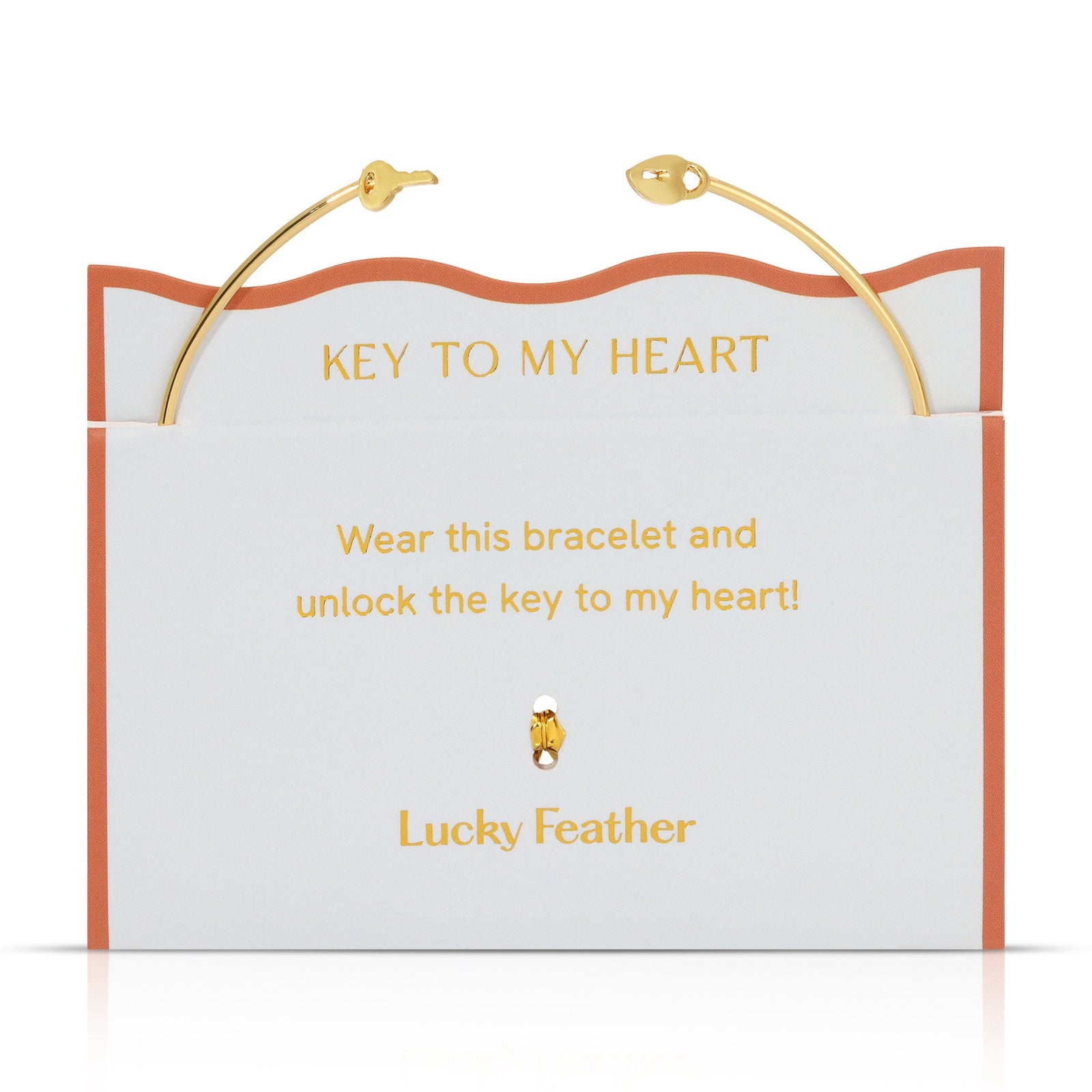 Key To My Heart Connection Cuff Bracelet