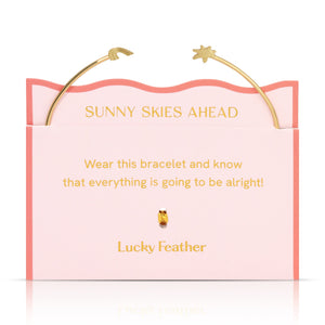 Sunny Skies Ahead Connection Cuff Bracelet