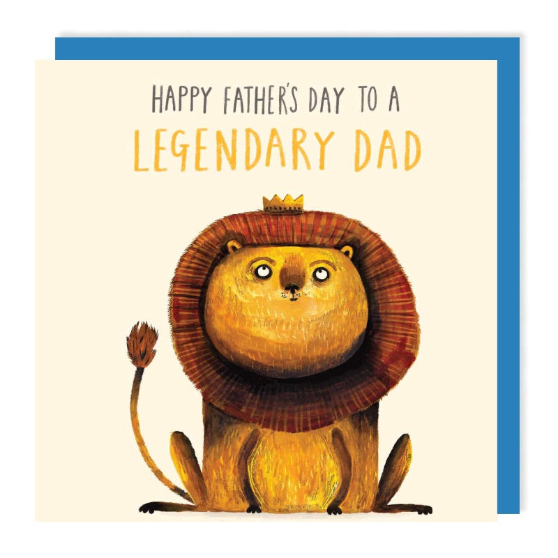 Legendary Lion Father's Day Card