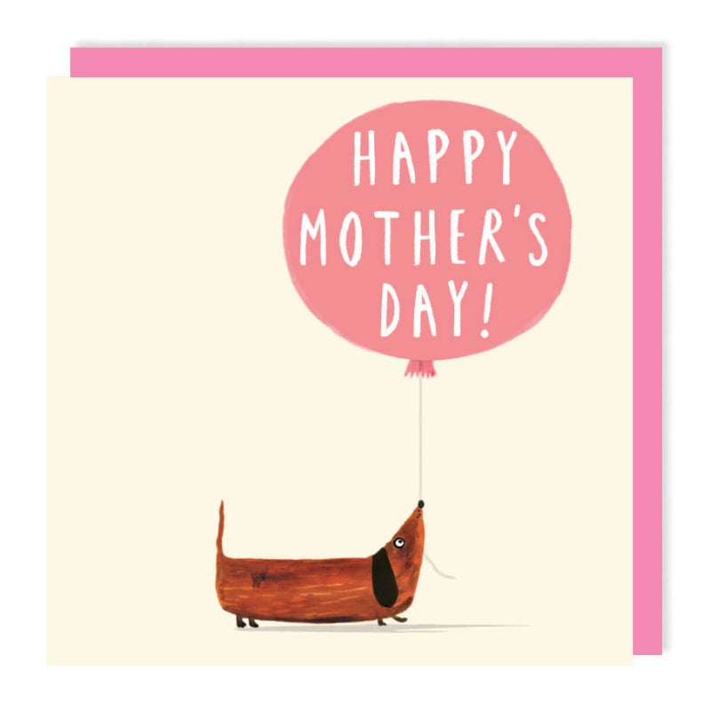 Sausage Dog Mother's Day Card