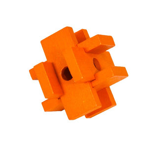 Classic Colour Block Puzzle Conundrum | Orange No.2