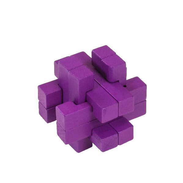 Classic Colour Block Puzzle Conundrum | Purple No.6