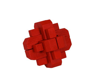 Classic Colour Block Puzzle Conundrum | Red No.1