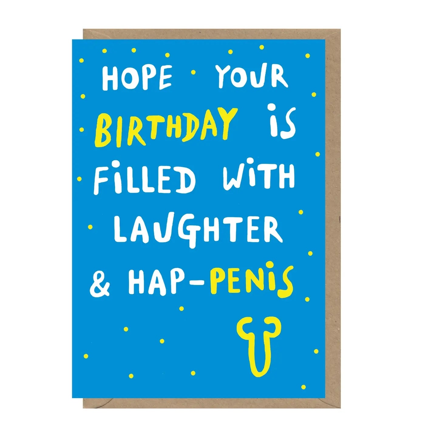 Hap-Penis Birthday Card