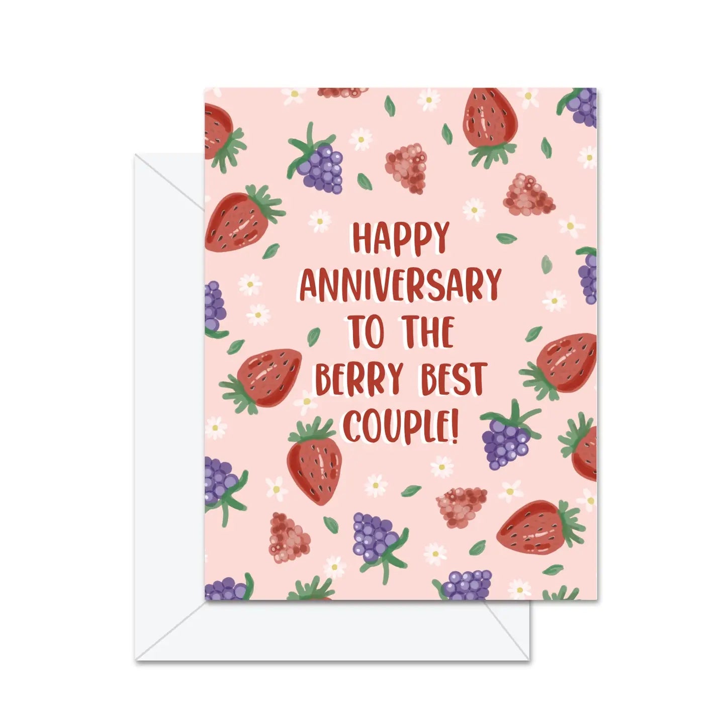Berry Best Couple Anniversary Card