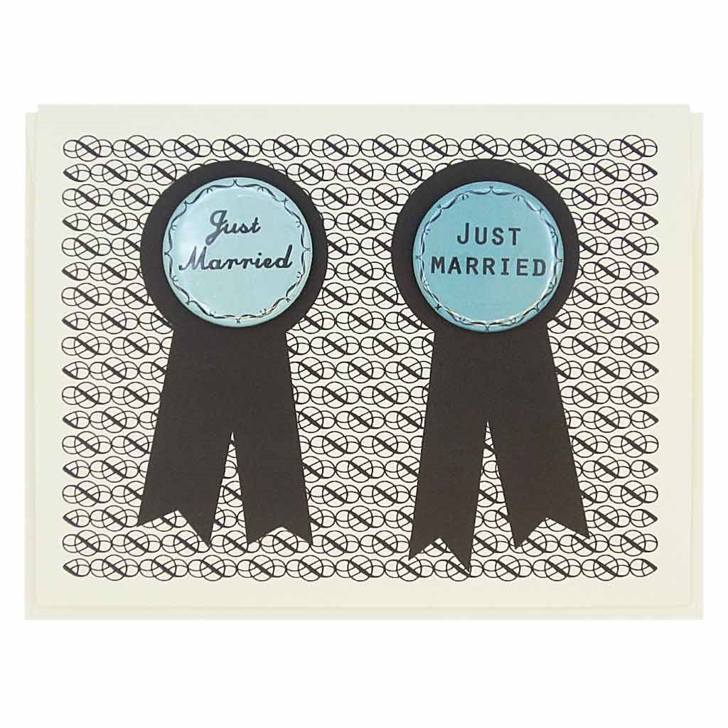 Just Married Wedding Card