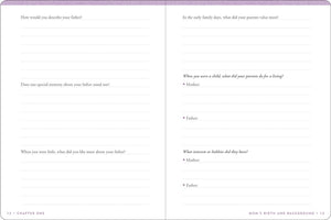 Mom's Story Keepsake Memory Journal