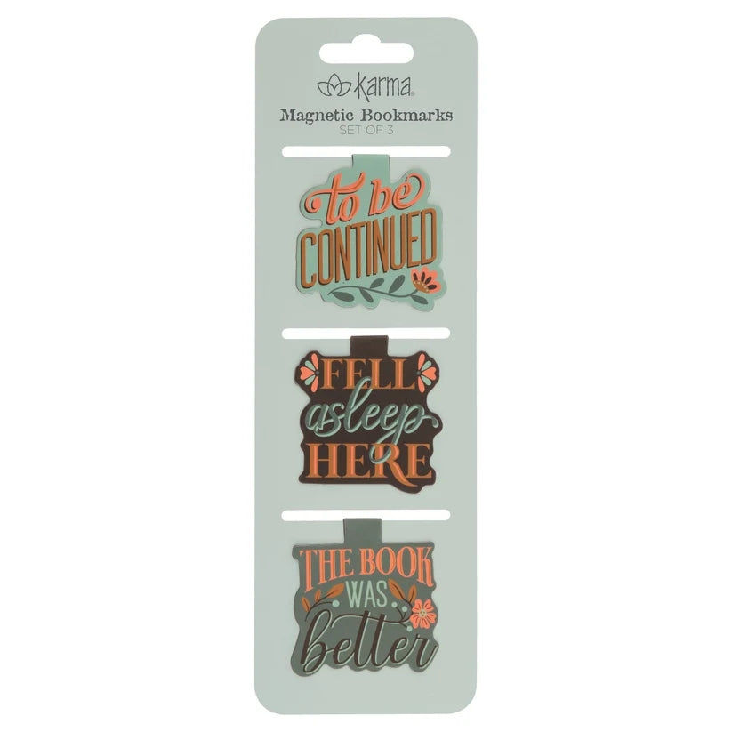 Quotes Magnetic Bookmark Set