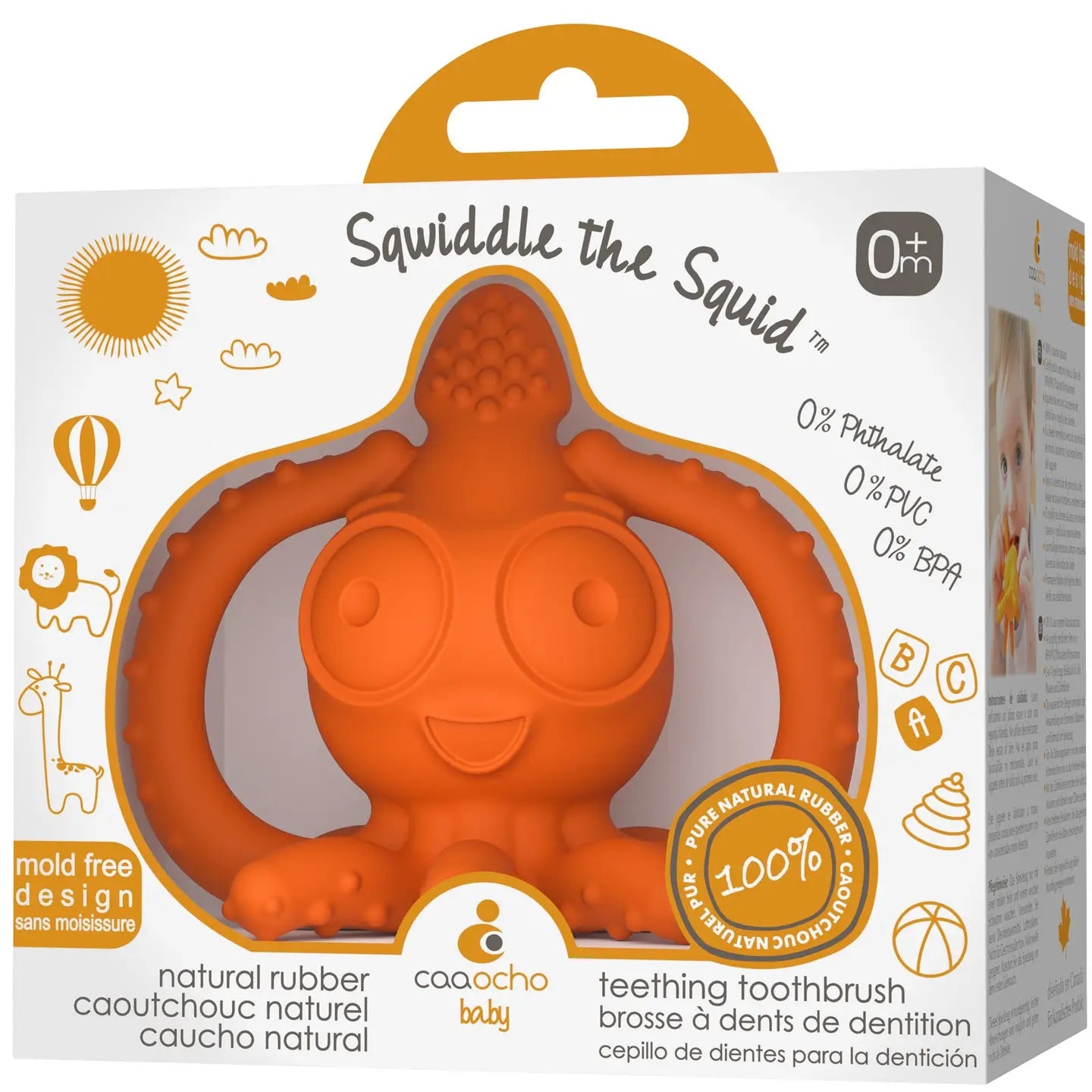 Sqwiddle The Squid Teether