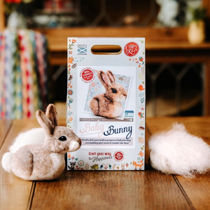 The Crafty Kit Co.DIY Needle Felting Kit | Baby Bunny