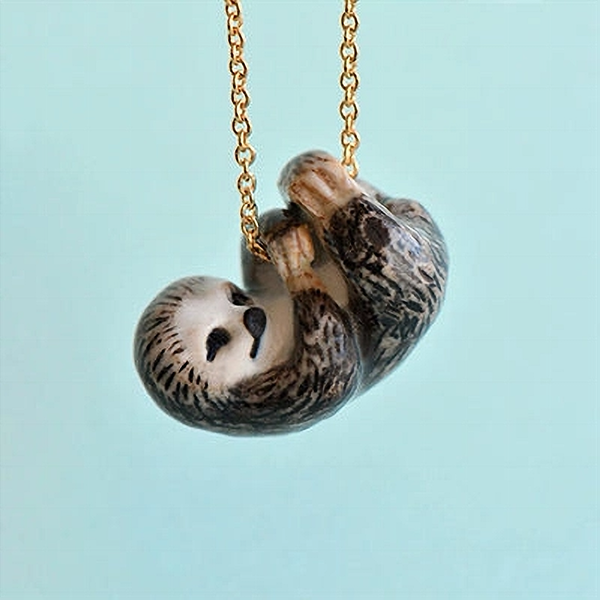 Camp Hollow Necklace | Baby Sloth