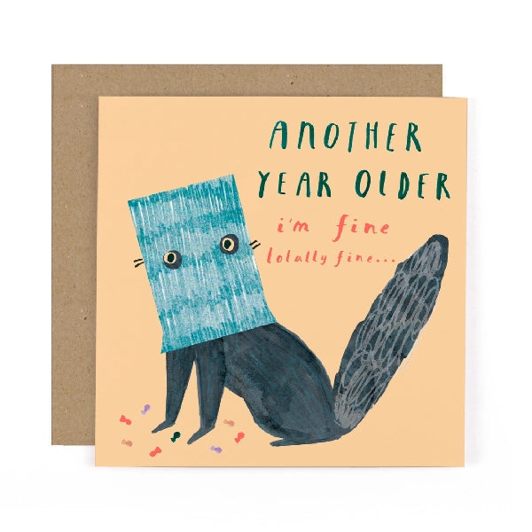 Peanut Cat Birthday Card