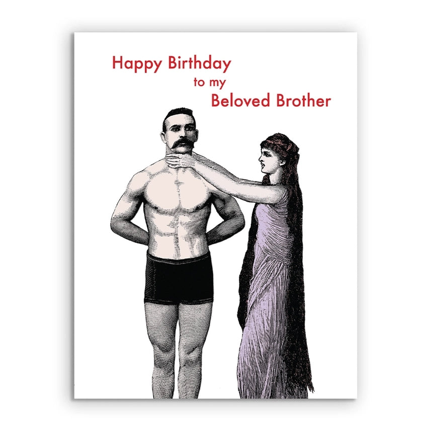 Beloved Brother Birthday Card