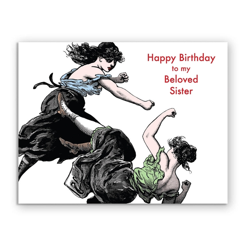 Beloved Sister Birthday Card