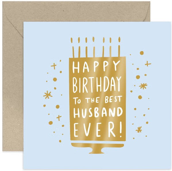 To The Best Husband Ever Birthday Card
