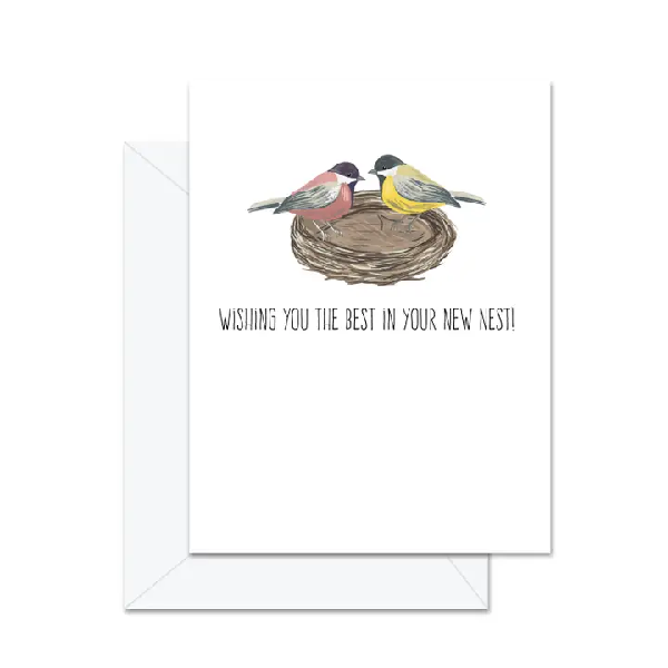 Bird Nest New Home Card