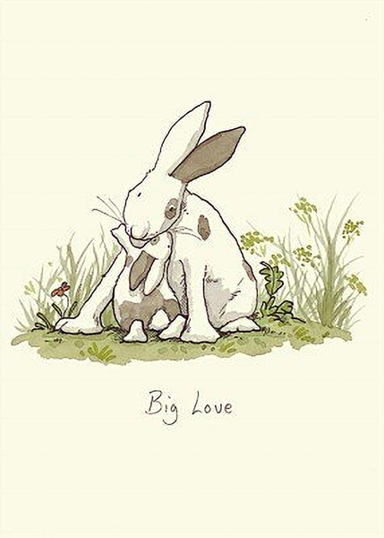 Big Love Blank Art Card