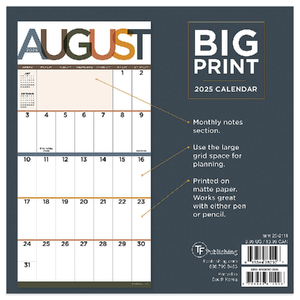 2025 Mini Calendar | Big Print