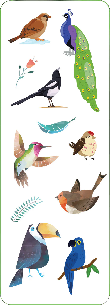 Bird Sticker Set