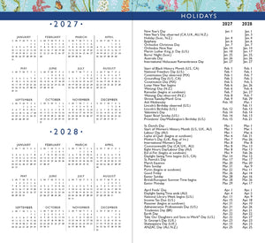 2027-28 Peter Pauper 2-Year Pocket Planner | Blooms & Butterflies