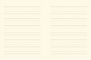 Blank sheet of lined notebook paper