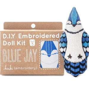 Kiriki Press Embroidery Kit | Blue Jay