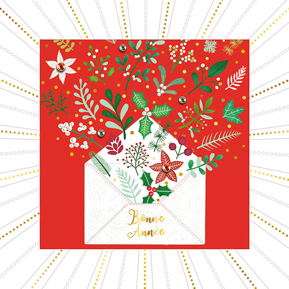 Bonne Annee French Christmas Card
