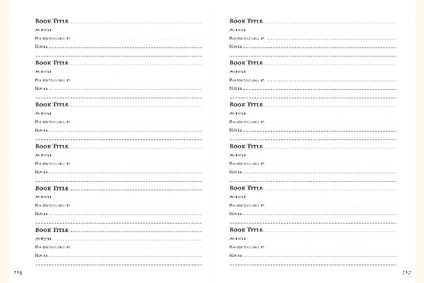 The Book Lovers Journal