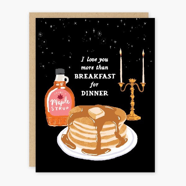 Breakfast For Dinner Birthday Card