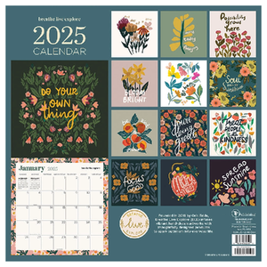 2025 Wall Calendar | Breathe Live Explore