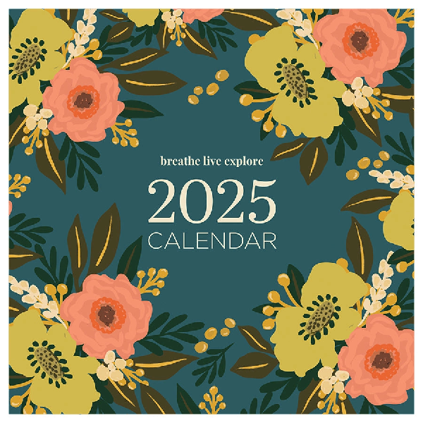 2025 Wall Calendar | Breathe Live Explore