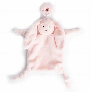 Bella Tunno Pacifier Set | Blush Bunny Bubbi Buddy