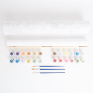 Butterflies Paint By Numbers & Wall Hanging Kit
