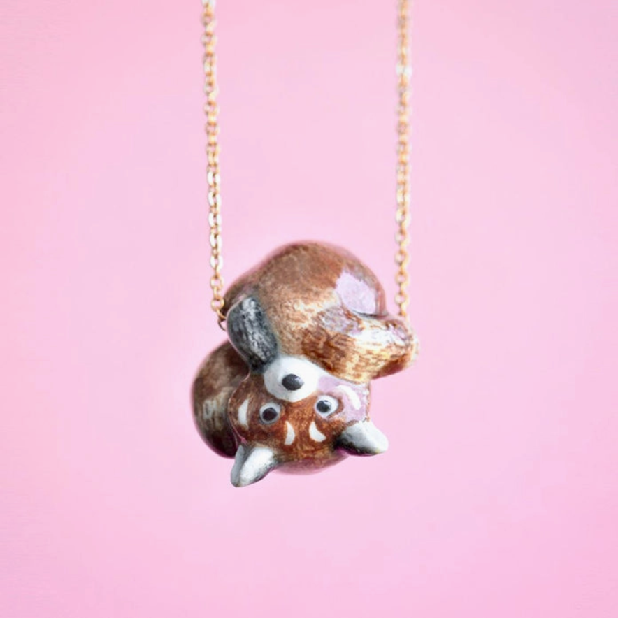 Camphollow Red Panda Necklace