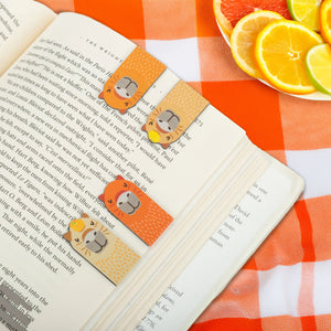 Capybara Magnetic Bookmarks