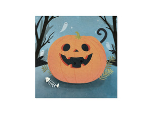 Spooky Cat Halloween Pop Up Card