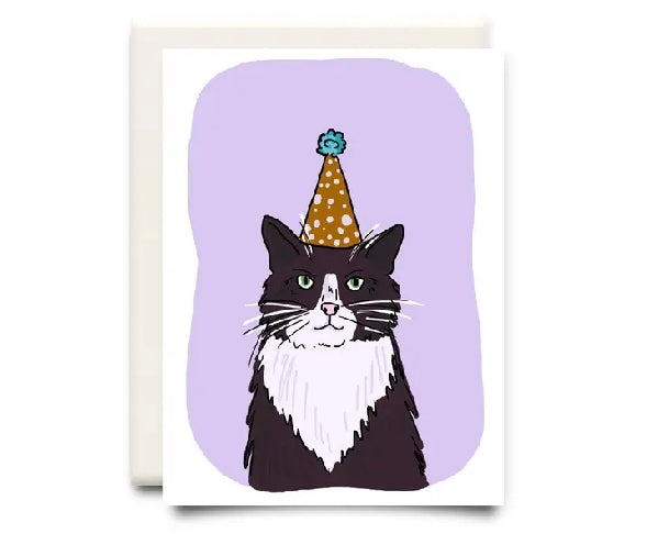 Cat In A Hat Birthday Card