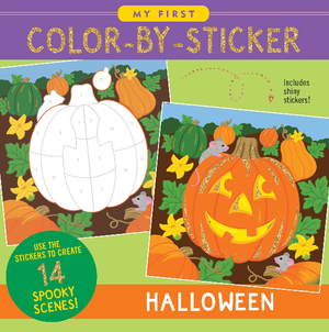 Color-By-Sticker Halloween Activity Book